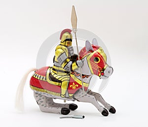 Tin-Toy Series - Knight Riding A Horse photo